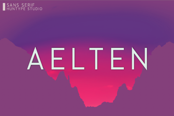 Aelten: A Modern Sans Serif Font for Digital Marketing