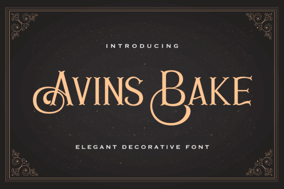 Avins Bake: The Serif Font That Elevates Your Campaigns