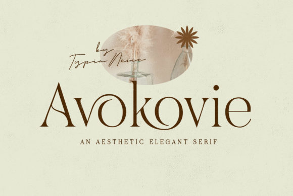 Avokovie: A Serif Font with Character