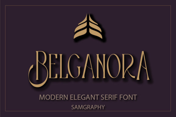 Belganora: A Modern Serif Font for Stronger Brand Visuals