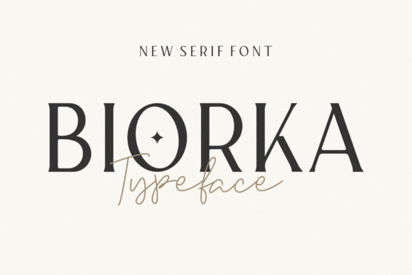 Biorka Serif Font for Handmade Creations