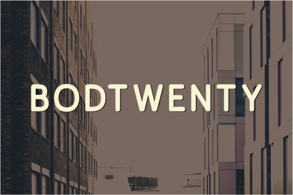 Bodtwenty: A Modern Sans Serif for Cleaner Content