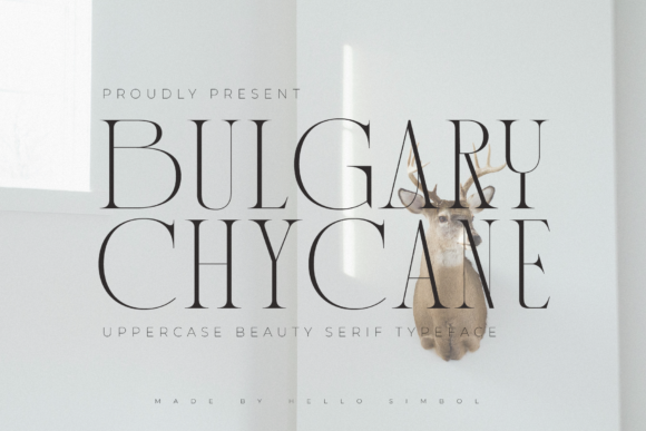 Bulgary Chycane: A Serif Font for Modern Editorial Design