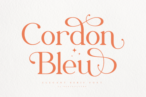 Cordon Bleu Font for Handmade Creations