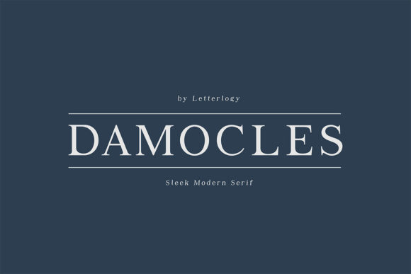 Damocles Serif Font for Web Design
