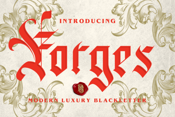 Forges Blackletter Font for Handmade Creations