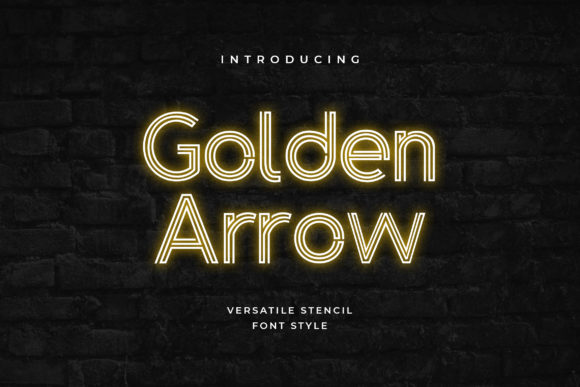 Golden Arrow: A Modern Font That Elevates Brand Design