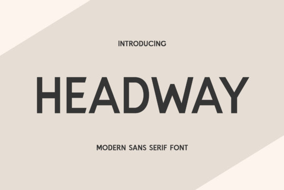 Headway: A Modern Sans Serif Font for Web Design