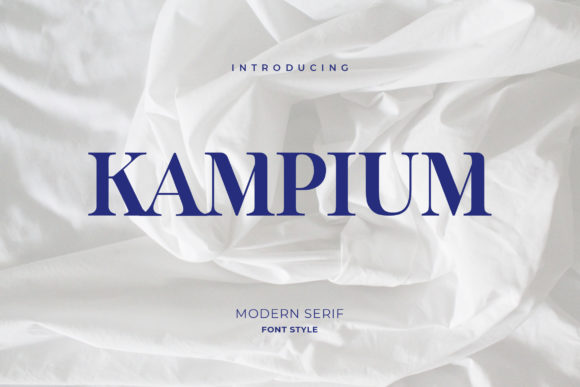 Kampium: A Bold Slab Serif Font for Modern Branding