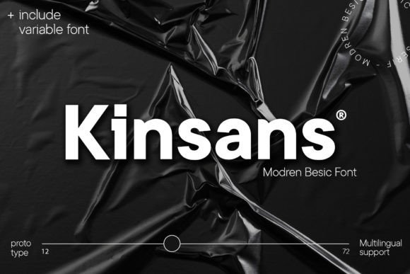 Kinsans: A Modern Sans Serif Font for Your Business