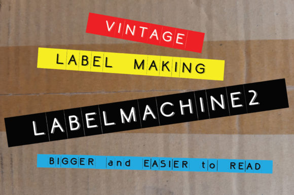 Labelmachine2: A Modern Font for Polished Branding