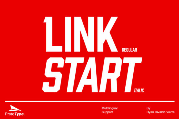 Link Start: A Modern Slab Serif for Bold Editorial Design