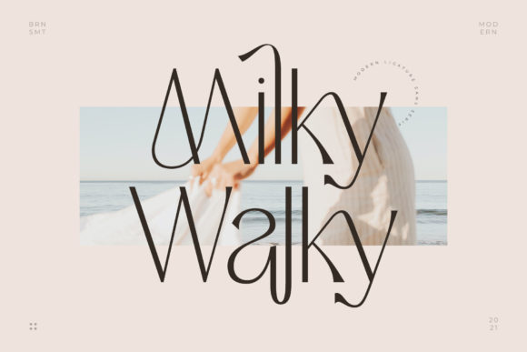 Milky Walky: A Modern Sans Serif for Editorial Elegance