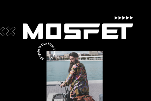 Mosfet – A Modern Sans Serif Font for Craft Projects