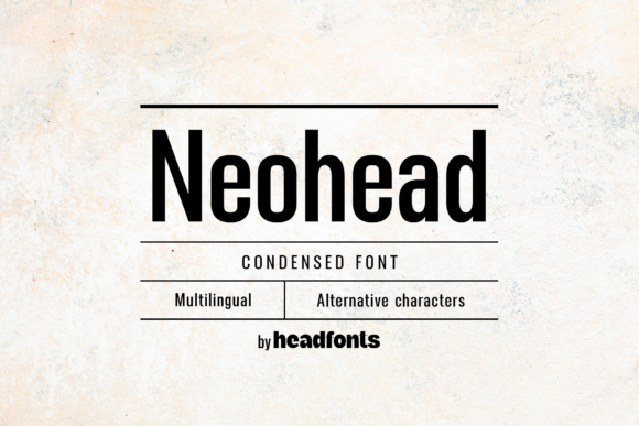 Neohead: A Modern Sans Serif Font for Branding Projects