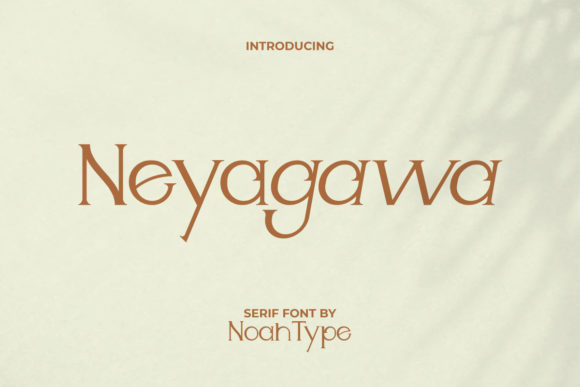 Neyagawa Serif Font for Modern Editorial Design