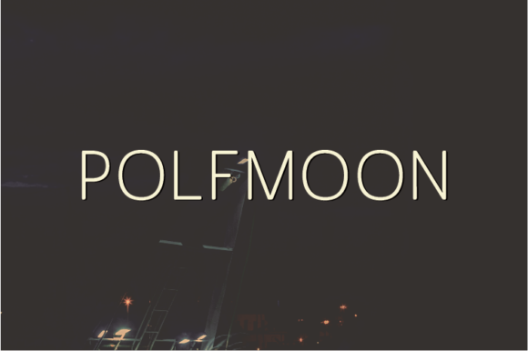 Polfmoon: A Modern Sans Serif Font for Creative Makers