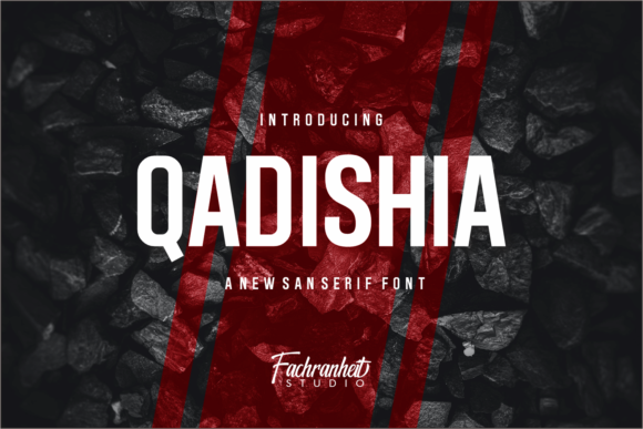 Qadishia: A Bold Sans Serif Font for Modern Web Design
