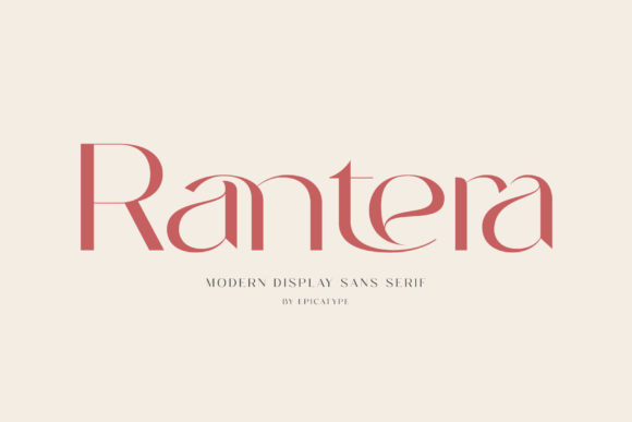 Rantera: A Versatile Sans Serif for Modern Design