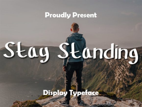 Stay Standing: A Modern Handwritten Font for Web Design