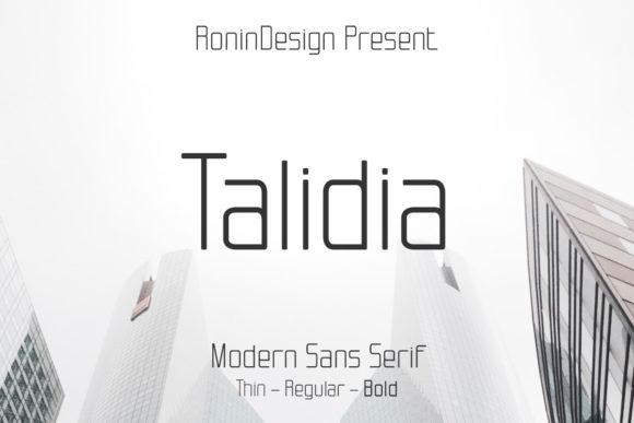 Talidia: A Modern Sans Serif for Handmade Creations