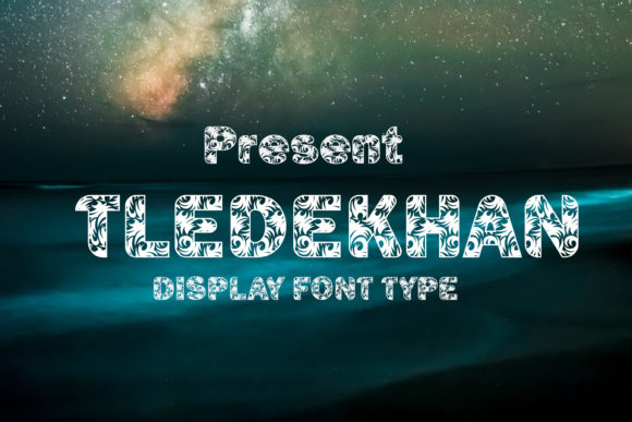 Tledekhan: A Bold Decorative Font for Digital Creativity