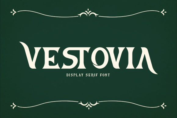 Vestovia Serif Font for Elegant Editorial Design