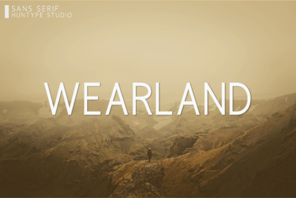 Wearland: A Modern Sans Serif Font for Craft Creations