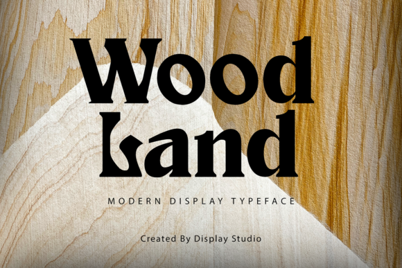 Wood Land: A Modern Serif Font for Polished Branding